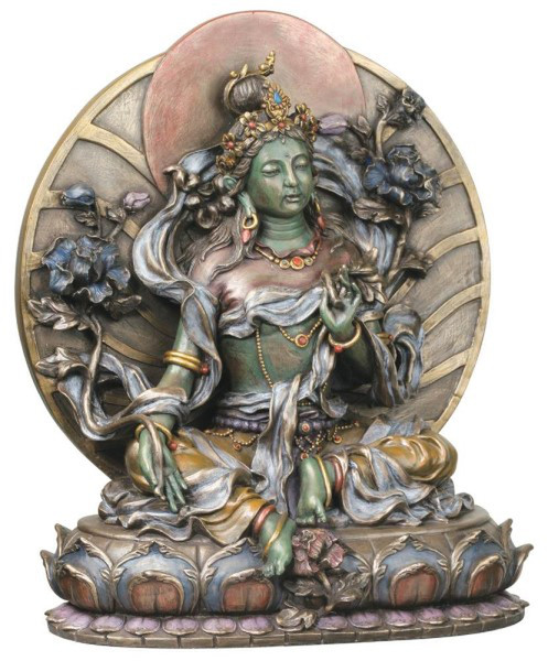 Buddha Statue - Green Tara Goddess Buddha Sculpture